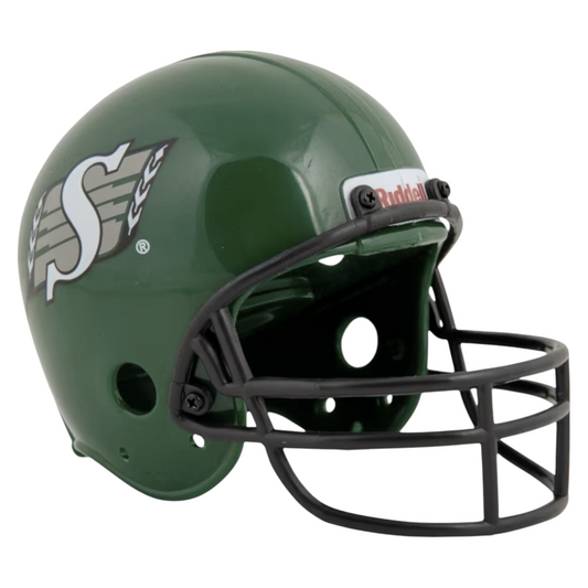 Saskatchewan Roughriders CFL Mini Helmet Coin Bank